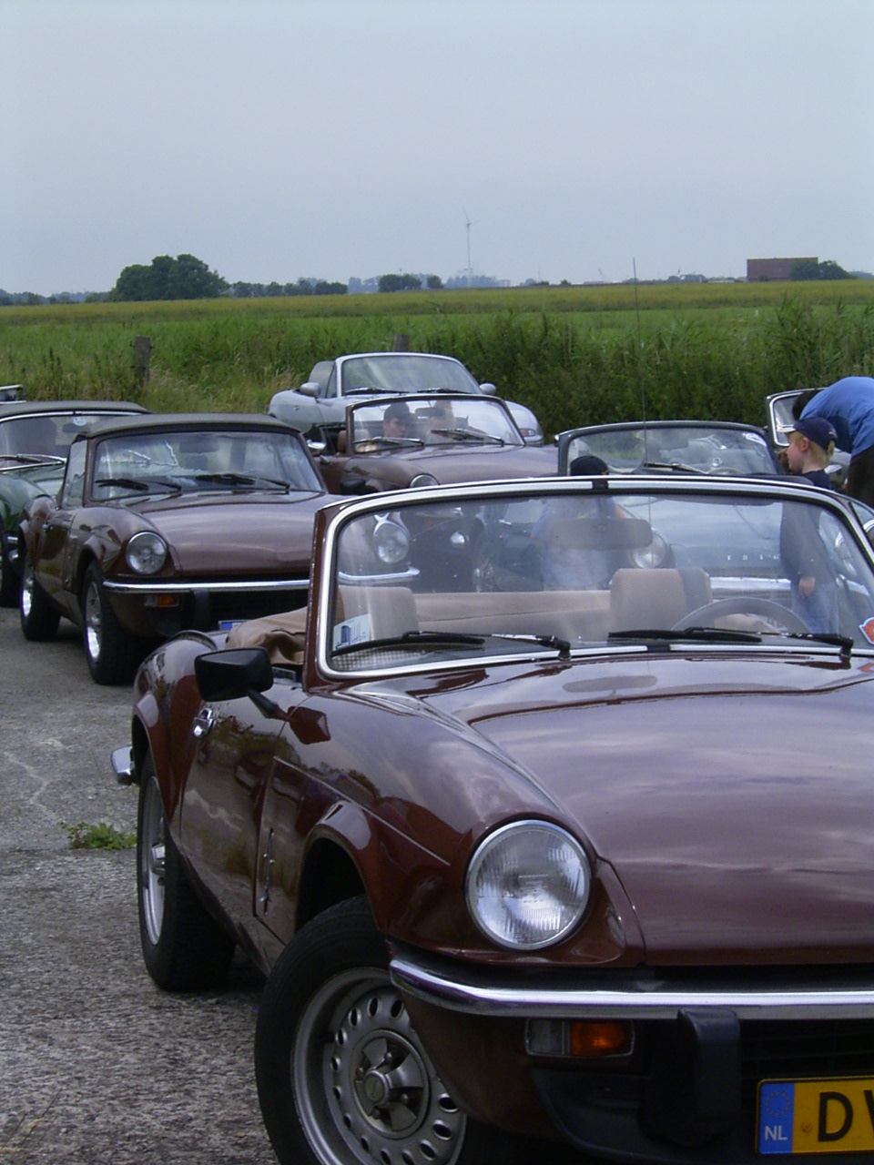 Juli 2005 - 12. Spitfiretreffen mit Wahlparty in Stickhausen (Ostfriesiland)!